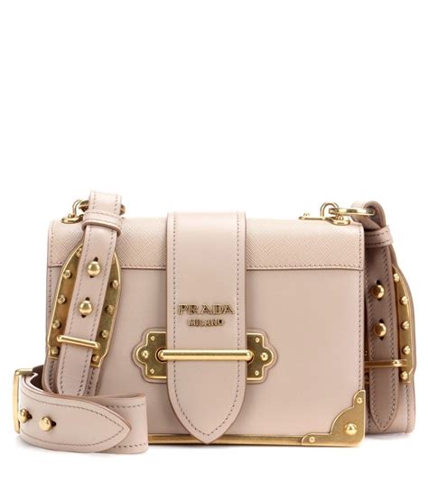 prada cahier shoulder bag pink|prada triangle leather shoulder bag.